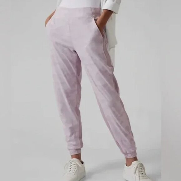 Athleta Brooklyn Lined Camo Jogger - Pink - Picture 1 of 10